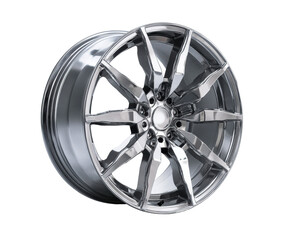 Sleek chrome wheels for modern vehicles and projects