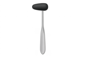 Reflex hammer with transparent background for neurological examination