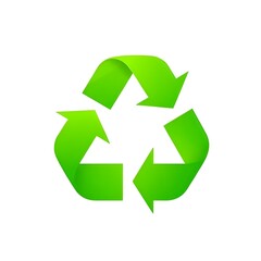 Go green with this vivid recycling symbol, great for environmental campaigns and eco-friendly products