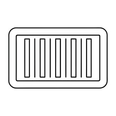 Abstract geometric pattern featuring clean parallel lines in a monochromatic or multi color barcode inspired design