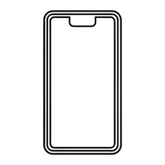 Modern clean outline frame design for digital devices and creative projects adaptable for various applications