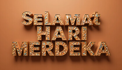 bold words of selamat hari merdeka