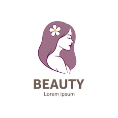 Beauty salon vector illustration template.