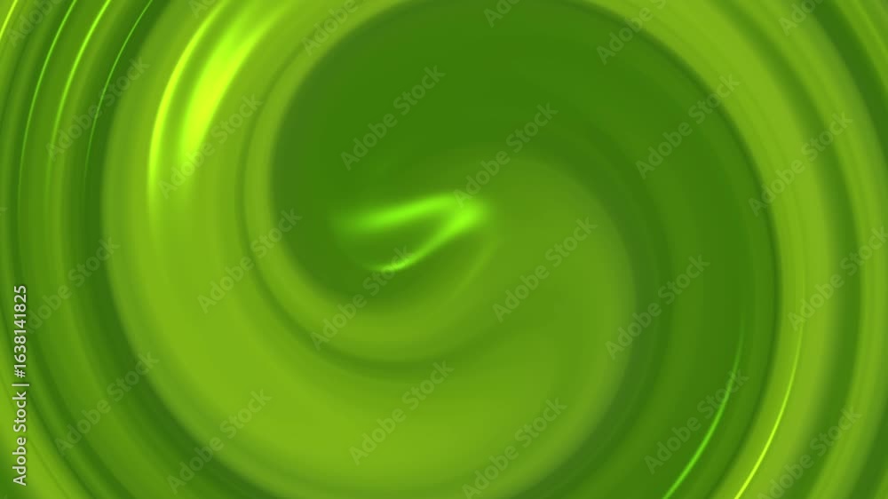 Poster abstract animation of a swirling, dark green vortex. smooth, flowing motion with subtle highlights.