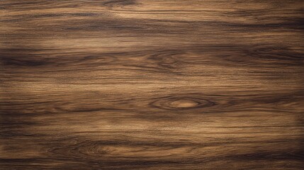 Dark wood texture with natural grain, warm brown tones on minimalist surface. Organic simplicity and timeless elegance.