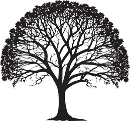 tree silhouette Vector | Minimalist & Trendy tree Silhouette Design | Unique & Stylish tree Artwork for Vector design
