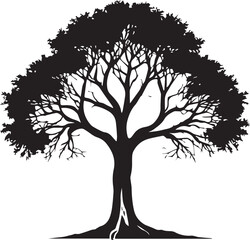 tree silhouette Vector | Minimalist & Trendy tree Silhouette Design | Unique & Stylish tree Artwork for Vector design