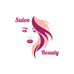 Beauty salon vector illustration template.