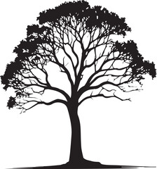 tree silhouette Vector | Minimalist & Trendy tree Silhouette Design | Unique & Stylish tree Artwork for Vector design