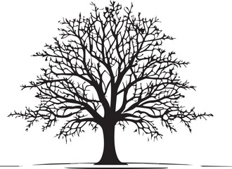 tree silhouette Vector | Minimalist & Trendy tree Silhouette Design | Unique & Stylish tree Artwork for Vector design