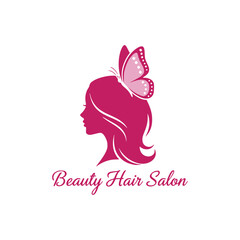 Beauty salon vector illustration template.
