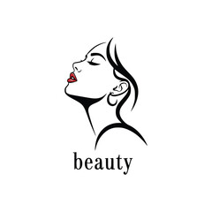 Beauty salon vector illustration template.