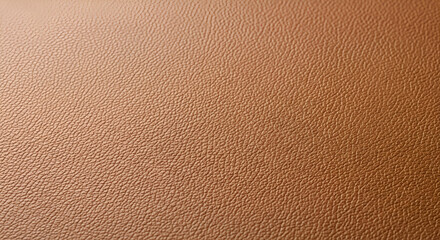 Fototapeta premium Smooth light brown leather texture, natural grain detail, soft matte finish, high resolution, sharp and clean.