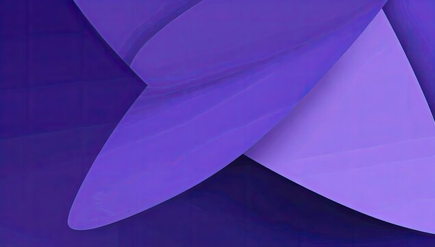 Abstract purple shapes layered