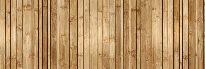 Light brown bamboo wood paneling