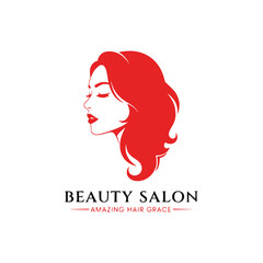 Beauty salon vector illustration template.