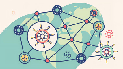 Abstract Global Communication and Network Mesh