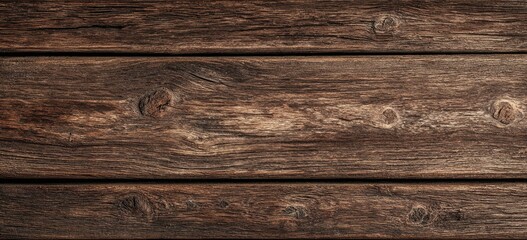 Fototapeta premium Close-up view of weathered, horizontal wooden planks