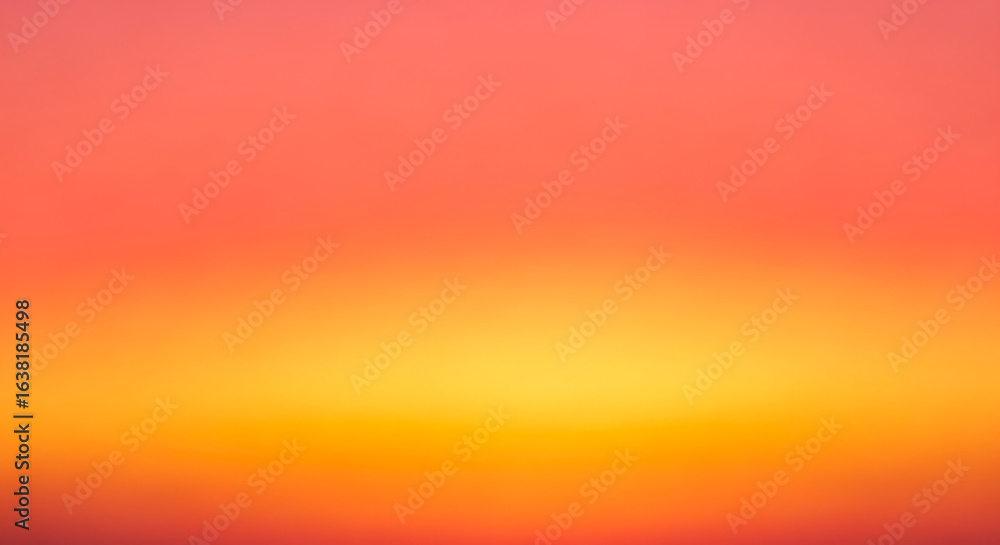 Aufkleber soft gradient background transitioning from pink to orange and yellow, evoking warmth and serenity, 