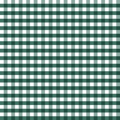 Green gingham, rhombus, or lumberjack plaid. Tartan pattern. 