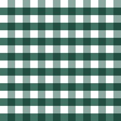 Green gingham, rhombus, or lumberjack plaid. Tartan pattern. 
