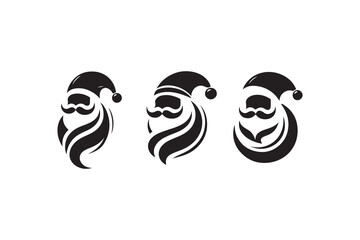 Santa Claus Silhouette Vector Art