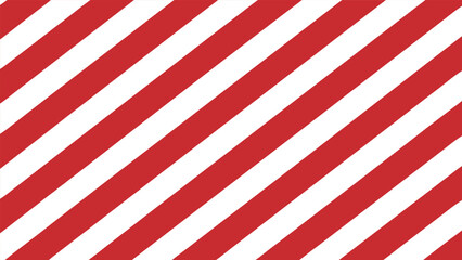 Red and white diagonal stripe pattern background for christmas or holiday season, great for wrapping paper or gift card design
