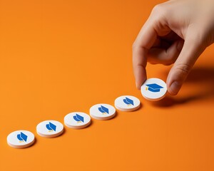 Choose a profession to study concept. Careful consideration of interests, skills and market demand. Identify suitable educational and career options