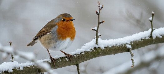 robin on a branch