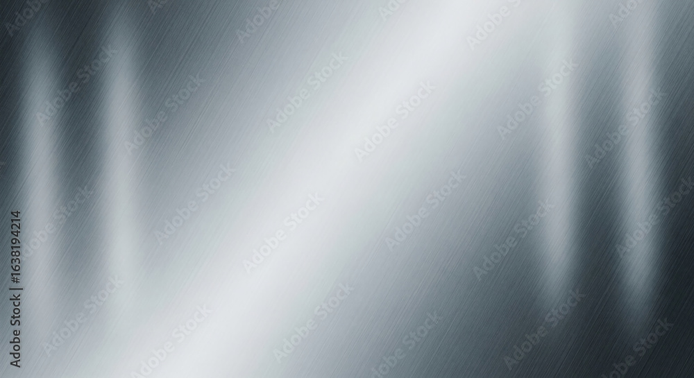 Poster brushed metal texture background with diagonal lines and subtle light reflections, ideal for modern 