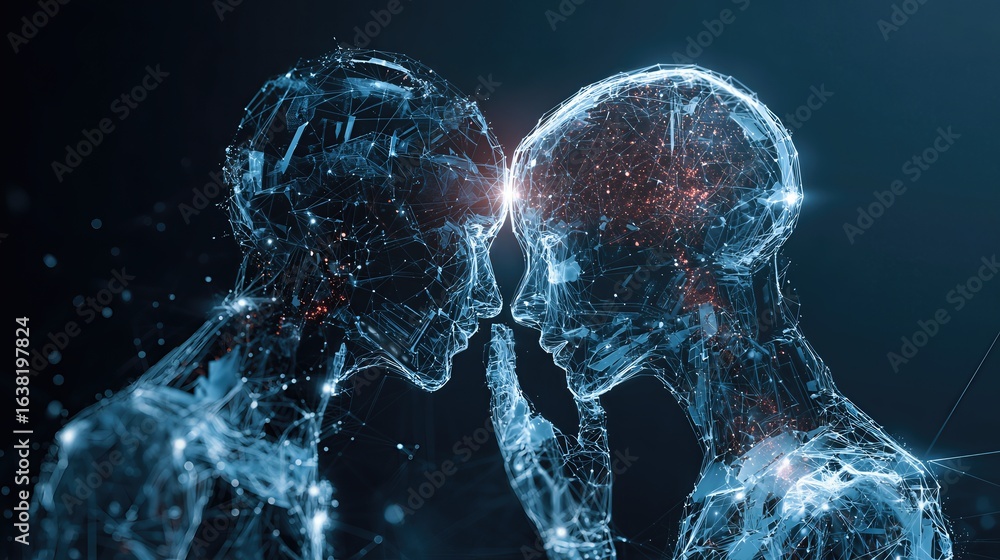 Poster a vision of future work where people and artificial intelligence communicate and integrate seamlessl