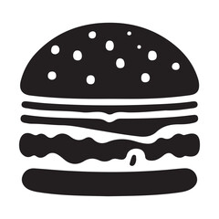 hamburger vector illustration. vector EPS 10.