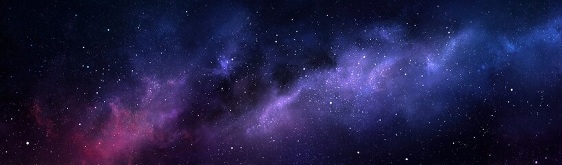 Naklejka premium Vibrant Nebula and Starry Sky - Perfect for Space-themed Designs and Backgrounds