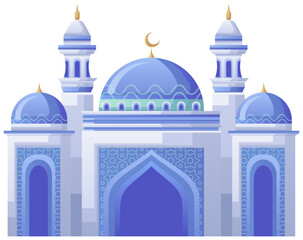 islamic mosque symmetrical