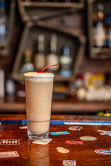 alcohol drinks at bar