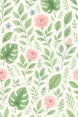 watercolor botanical