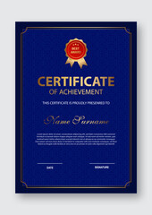Minimalist Certificate of Recognition Template 