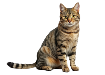 coming german cat, png file of isolated cutout object with shadow on transparent background
