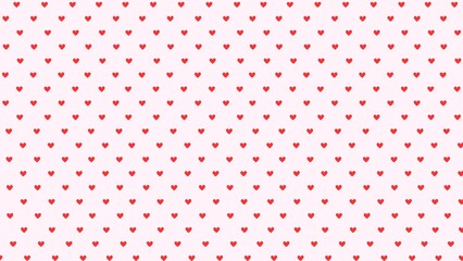 Cute and pop heart pattern background