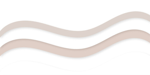 A minimalist abstract background featuring flowing, wavelike layers of soft beige and white shapes with subtle drop shadows, creating a serene and smooth, almost fabric-like texture.