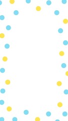 Cute and pop colorful dot background
