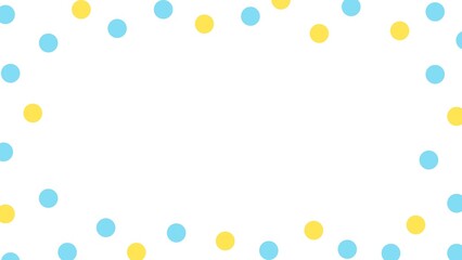 Cute and pop colorful dot background