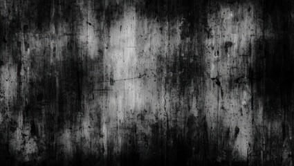 Obraz premium Grungy black and white textured background with weathered feel