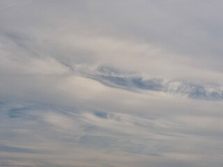 Serene Sky with Soft Clouds