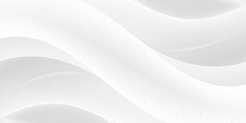 Abstract background featuring soft, overlapping curves in a monochromatic palette of white and gray, with a faint glitter effect.