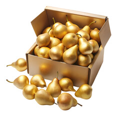 A Bountiful Box of Golden Pears