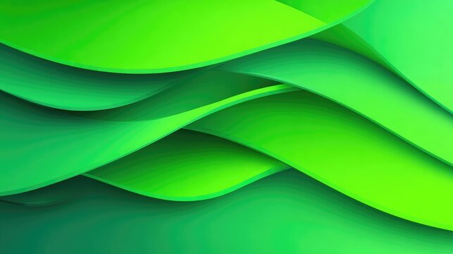 Clean neon green background with light glow effect and shadow gradients