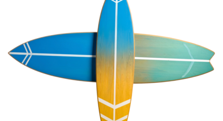 blue ribbon isolated on white background