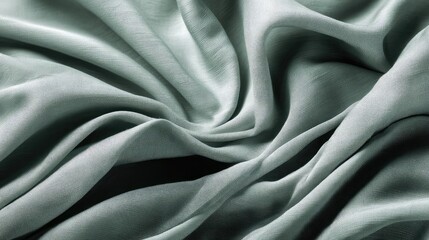 Obraz premium Smooth sage green background with gentle lighting and fabric texture