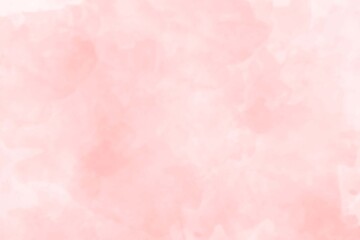Soft watercolor wash in delicate shades of pink and peach for backgrounds